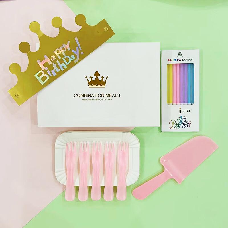 Disposable Cake Cutlery and Plate Sets