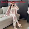 New Style Womens Pajama Set With Satin Fabric And Breathable Design For Home Sleep Comfort