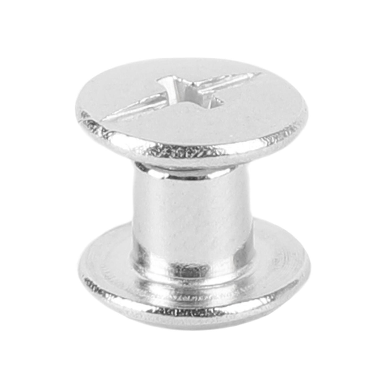 

50 комплектов винтовых заклепок M4 5x5x9,5 мм с плоской круглой головкой из нержавеющей стали, чикагский винт для скрепления