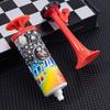 Large Cheering Horn for Soccer Game, Fan Air Horn for Stadium, Hand Pump Megaphone Noise Maker for Team Party Festival