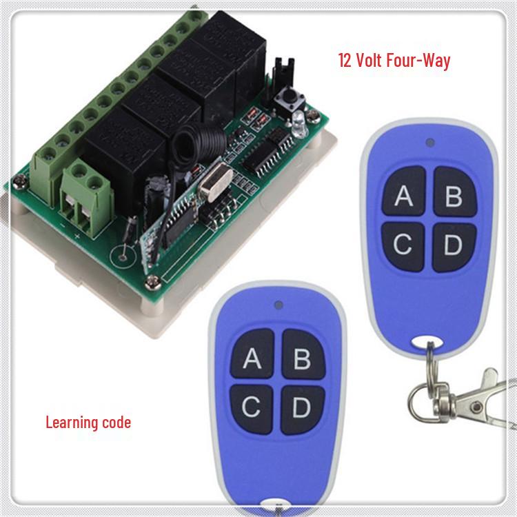 Four-Channel Wireless Remote Control Switch with Jog Mode (AK-RK04S) Two-channel switch