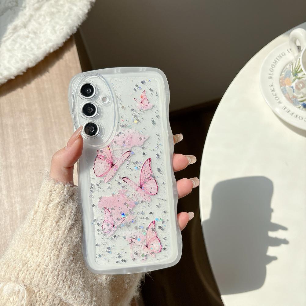 

Чохол Butterfly Star Glitter для Samsung A56 A36 A26 A16 A06 Galaxy A55 A35 A25 A15 A05S A54 A34 A24 A14 A53 A13 A33 A52 Cover Galaxy A56 білий