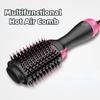 4 in 1 Hot Air Brush One-Step Heating Comb Straightening Brush Professional Electric Comb Brush Dryer and Straightening Brush EU Plug