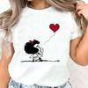Mafalda Shirt Girl Grunge Colorful Psychedelic Comfortable Harajuku Top Tees Punk Aesthetic Hip Hop 2000s 80s Harajuku