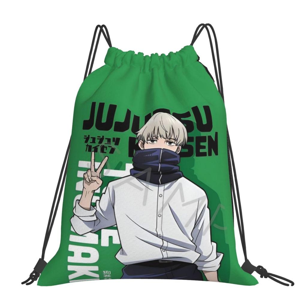Jujutsu Kaisen Toge Inumaki Backpacks Fashion Drawstring Bags Sundries Bag Book Bags for Man Woman Students