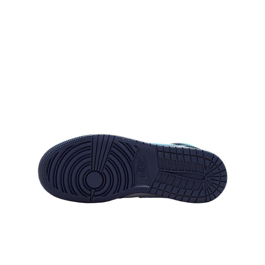 (GS) Air Jordan 1 Mid 'Obsidian White' Kids' DQ8423-404