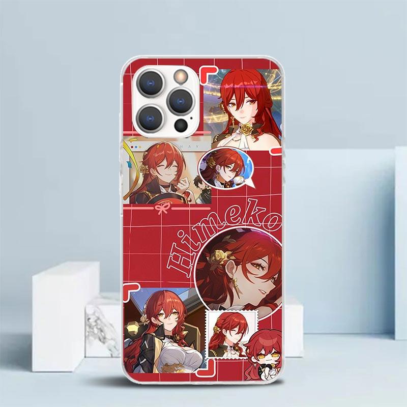 

Honkai Star Rail Himeko Phone Case For IPhone 16 17 Air 16E 15 14 Plus 13 Mini 12 11 Pro Max 7 8 + SE 2020 Soft TPU Back Cover 1 iPhone 13 Pro Max