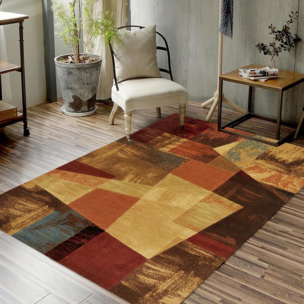 1 Stück Küchenteppich im kreativen Patchwork-Design, Anti-Ermüdungs-Küchenteppich, wasserdichter, rutschfester Teppich, Läuferteppich, Nachttischteppich, saugfähiger Teppich