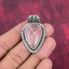 Rose Quartz Jewelry, 925 Solid Sterling Silver Pendant Handmade Gemstone Jewelry, Gifts For Wife Brand New Pendant