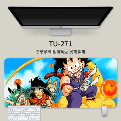 Mouse Pad Oversized Dragon Ball Animation Cartoon Boys Game Keyboard Pad Boys Game Nostalgic Desk Desktop Pad Computer Table Mat