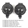 Par frontfanger tåkelys for Mini R55 R56 R58 R59 R60 63172751295 Røykfarget linse