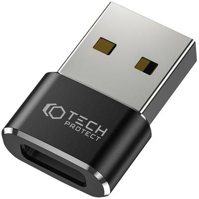 Tech-Protect Ultraboost Adapter Usb To Type-C Black