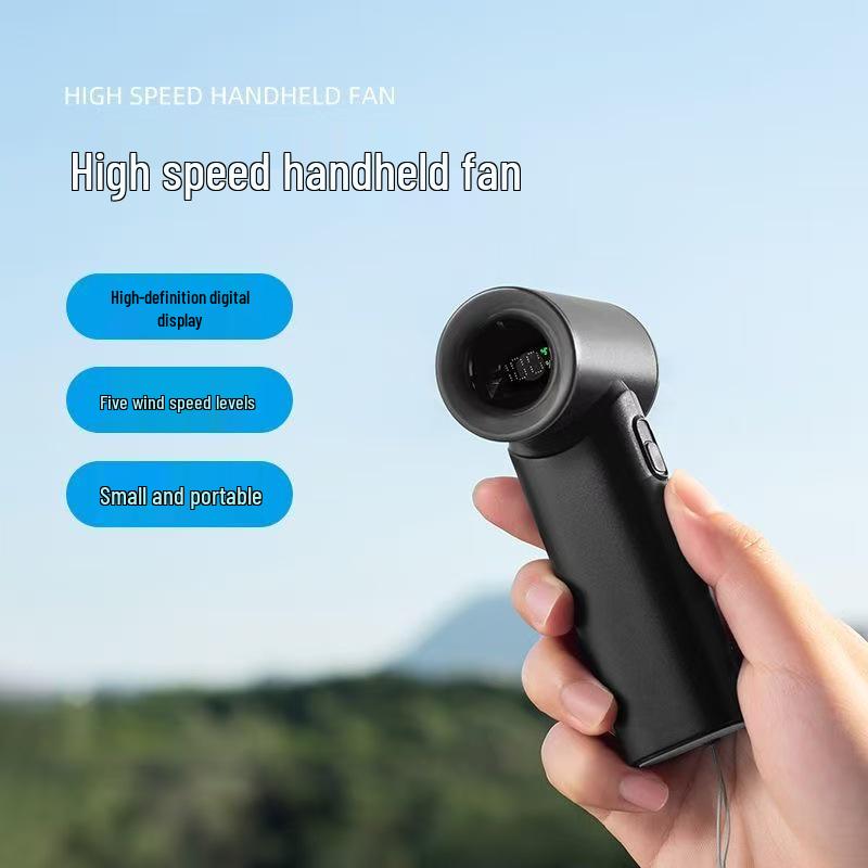 High-Speed USB Portable Fan 2025: 100-Speed Handheld with Strong Wind Capability