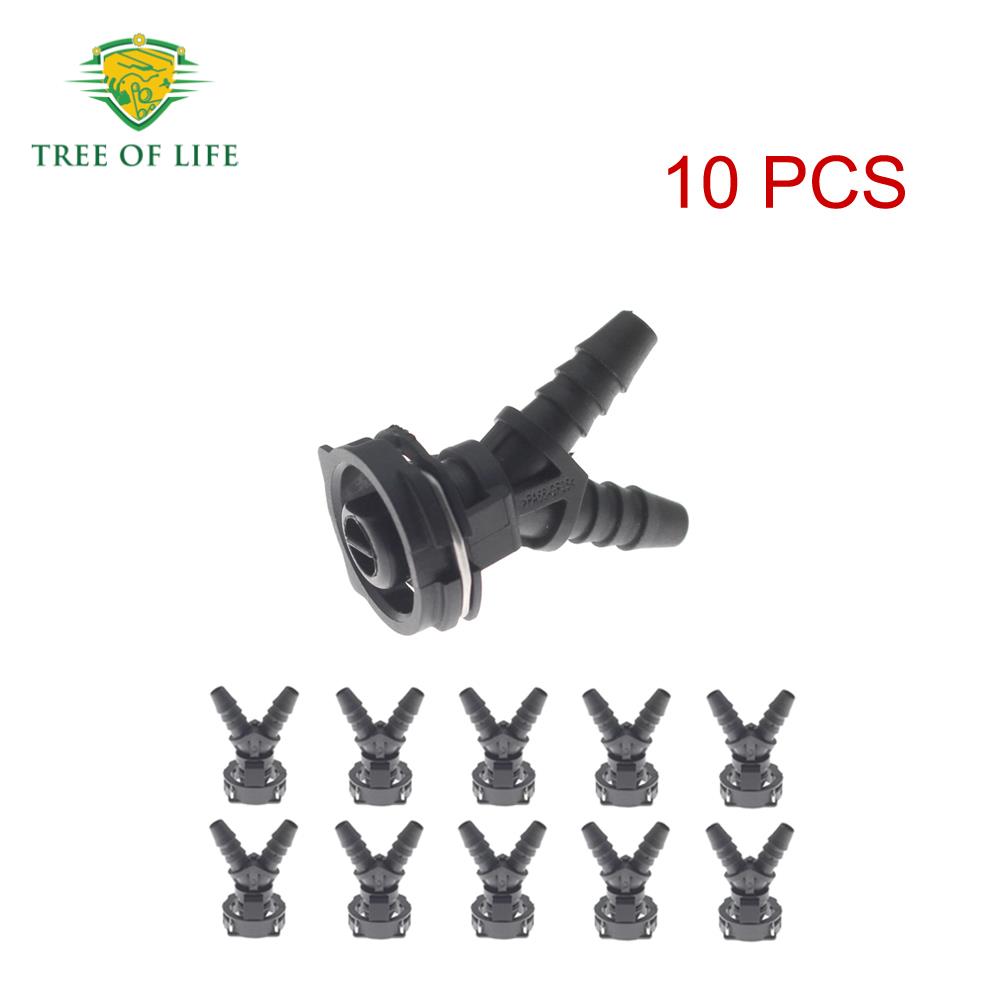 1/2/5/10x ID 6MM Adapter Vent Hose Pipe Deputy Kettle Water Pipe Exhaust Pipe Connector For Mercedes-Benz Engine models