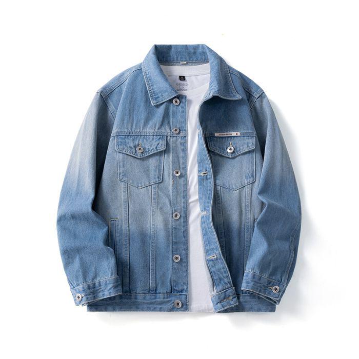 Men's Stylish Retro Denim Jacket 2026 - Trendy Spring & Autumn Outerwear