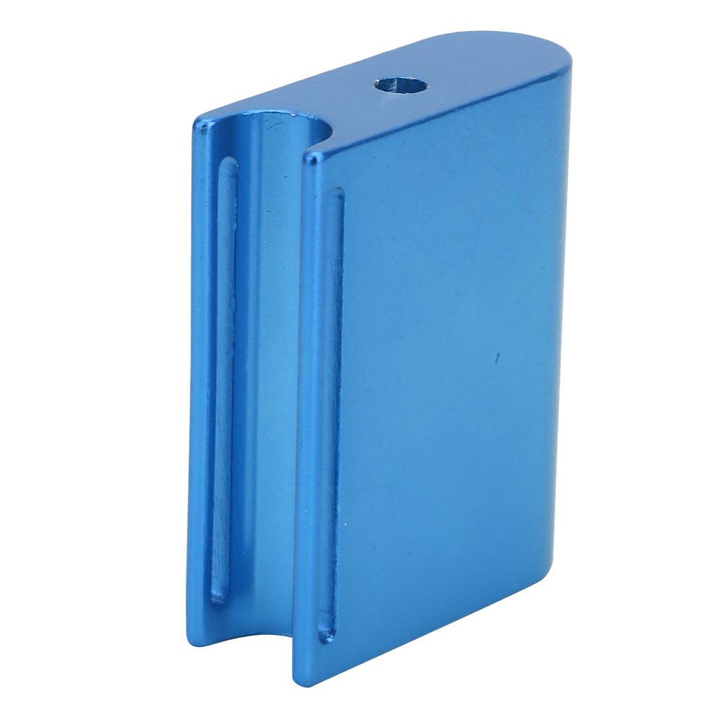 Aluminum Alloy Leather   Slicker Burnisher   Leather Craft Trimming Polishing Tool (Blue)