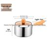 RuHan Multi-functional Stainless Steel Milk Pot