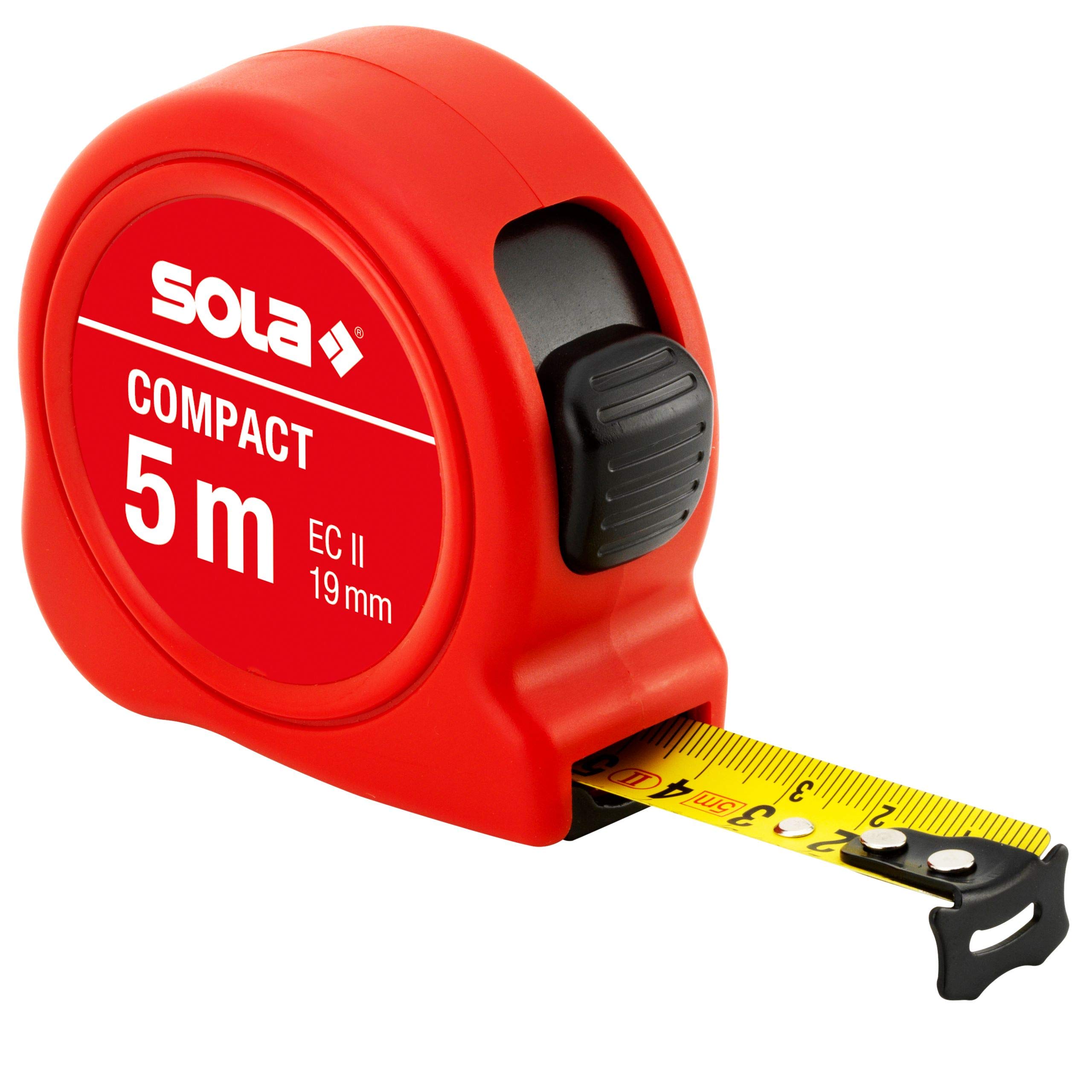 

Sola CO tape 5 m 50500501 Compact 5 measure, red,