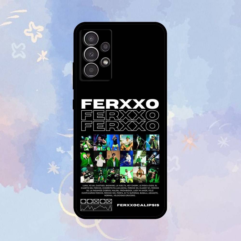 

AAA Singer F-Feid Ferxxo SIXDO Phone Case For Samsung Galaxy A73,A72,A71,A70,A53,A52,A51,Others Soft Black Cover Samsung a13 5g