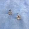 Mezmic Brave, 14K Gold, Cognac Diamond Earrings