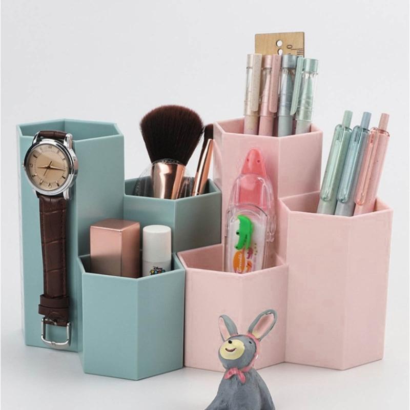 Multi-function Desktop Pen Holder Office School Storage Case Otrganizer Box