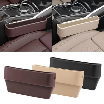 Car Seam Storage Box Made Of Faux Leather Material, Car Storage Bag, General Car Seat Seam Storage Box