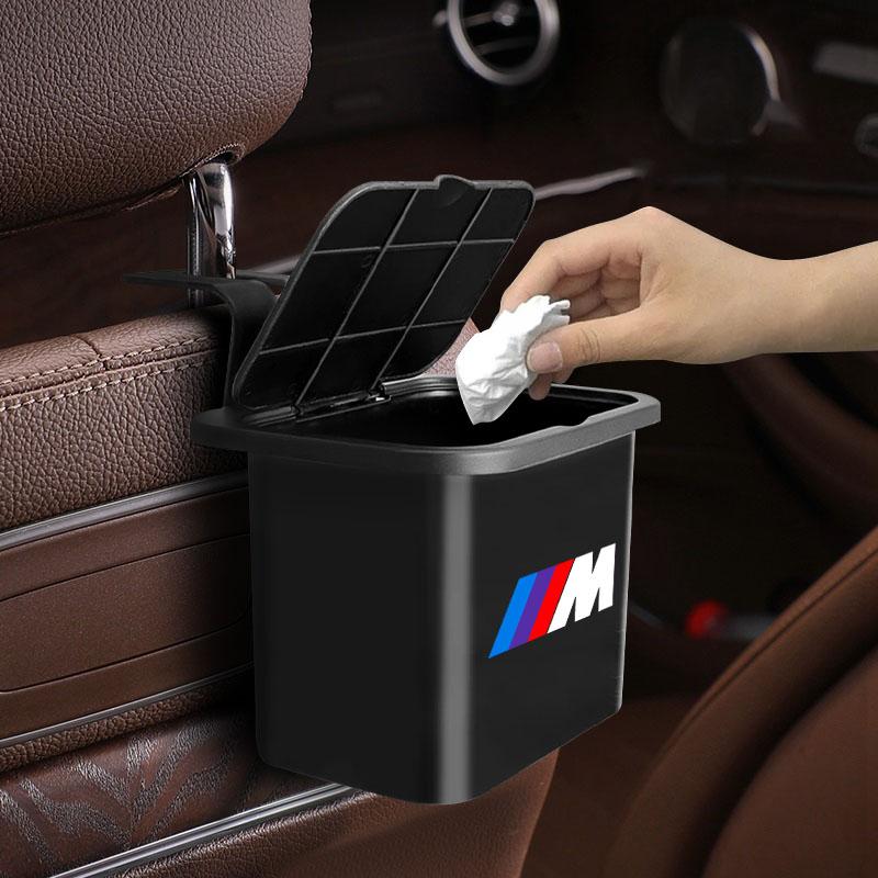Car Seat Back Hanging Trash Can Storage Case Rear Row Organizer For BMW M E34 E36 E60 E90 E46 E39 E70 F10 F20 F30 X5 X6 X1 M3 M5 M6 E71 F01 F02 F87
