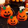 Portable Halloween Pumpkin Bag Drawstring Candy Bag Pumpkin Buckets Gift Bag  Holiday Party Decor