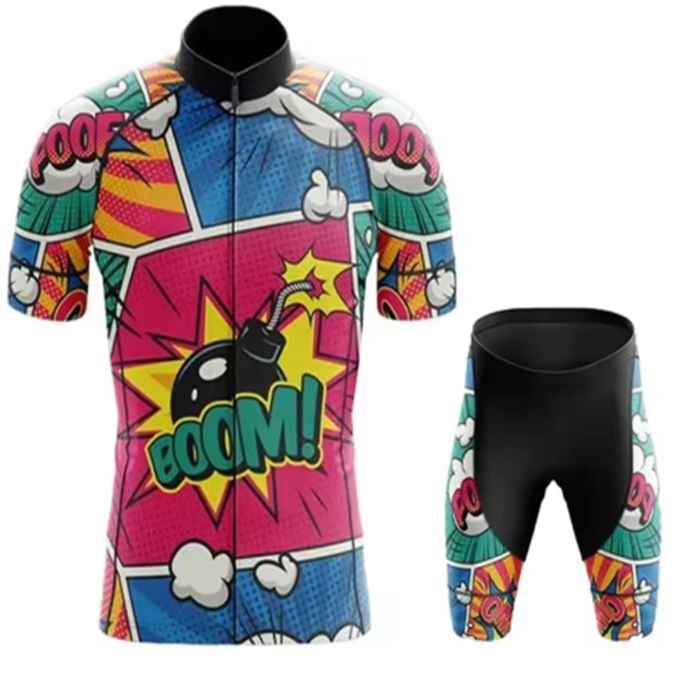 2026 Herren Radsportbekleidung Besser tragen Regenbogen Team Radtrikot Kurzarm Radbekleidung Sommer Rennrad Sets