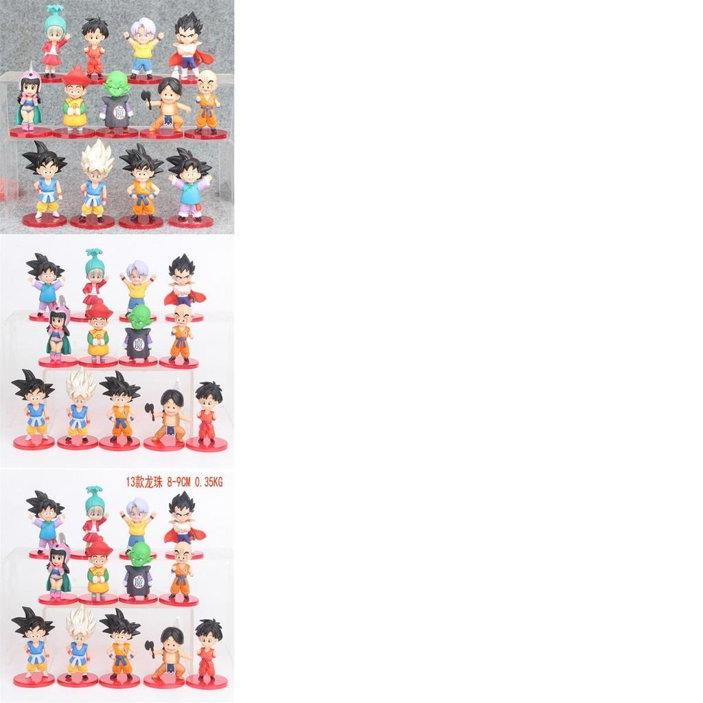 Dragon Ball Z Hand-painted Childhood Goku And Chi-chi Pvc Figure Collectible