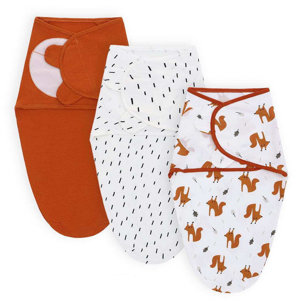 3er-Pack Wickeltücher aus 100 % Baumwolle für Babys, 0–6 Monate, Wickeltuch für Neugeborene