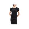 Emporio Armani EA7 SS25 Short Sleeve Logo Print Crew Neck Regular T-Shirt Women tops Black 7W000274-AF12945-UC001
