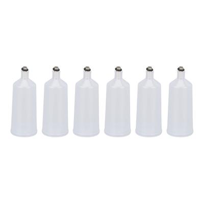 6 Stück 40 ml Airbrush Leerer Tiegel PP Leere Flasche Ersatz Zubehör für Hautpflege Airbrush Gesicht