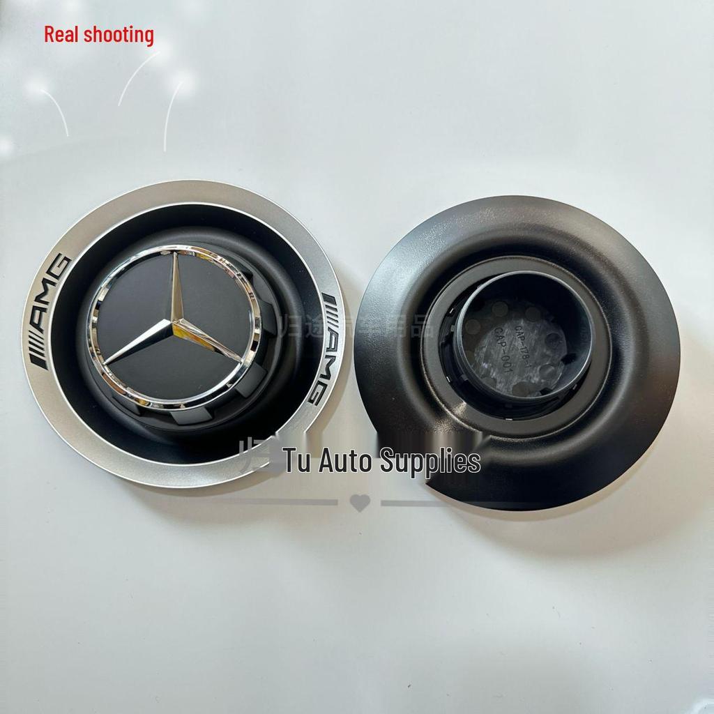 Compatible Wheel Hub Caps for AMG Mercedes GLS63, S63, GLE53, GLA35, C63s, E63 - Modified Wheel Badge Covers.