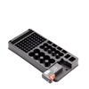 Battery Storage Rack with Tester - 116-Grid Lidless Organizer