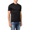 Emporio Armani SS22 Letter Print Pullover Round Neck Short Sleeve T-Shirt Men Tops Black 8N1TD81JUVZ0999