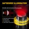 2X Error CANBUS Free 7440 Flash 7444 LED Strobe Brake RED Light Tail Stop Bulbs