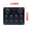 5 Gang 8 Gang Button Rocker Toggle Switch Panel Usb Control For Car Truck Marine Boat RV ATV UTV Camper Caravan Circuit Breaker