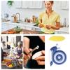 MultipleFunction Kitchen Peeler Manual Snail-Shaped Carrot Peeler Non-Slip Handle Ceramic PotatoApple Peeler Fruit Peeling Tool