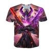 Men Women Gaming T-Shirt With 3D Digital Print Character Design Casual Short Sleeve Tee