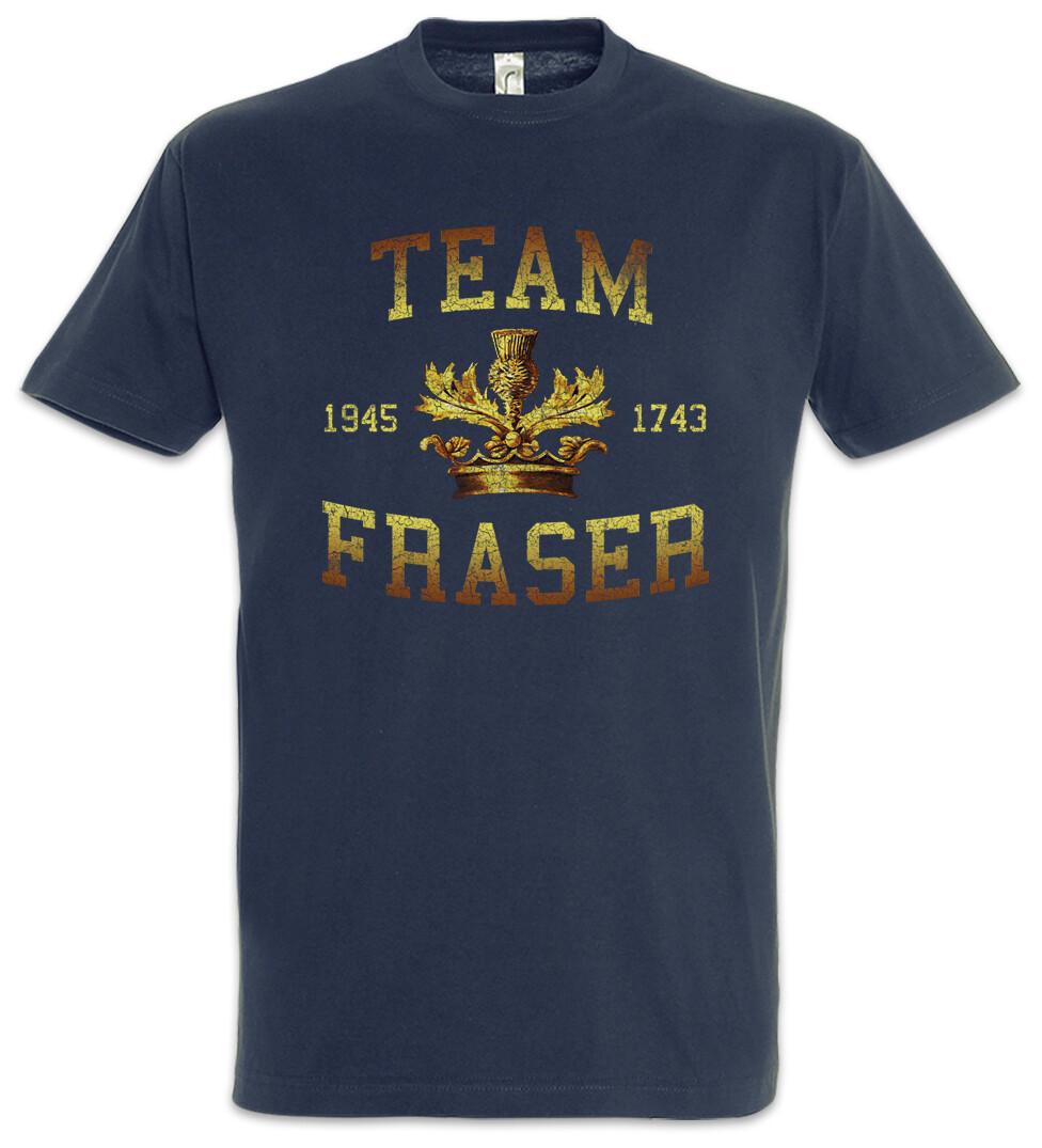 Team Fraser T-Shirt Scotland Flag Crest Outlander Sign Jamie Claire Fraser 3XL