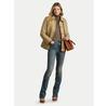 Демисезонная куртка LAUREN RALPH LAUREN 2.9798E+11 бежевого прямого кроя