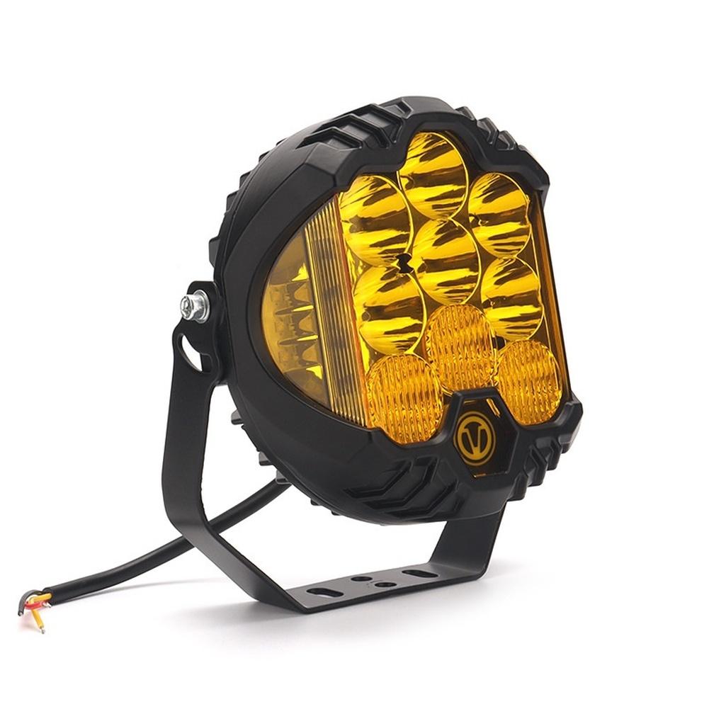 5/7 Inch Powerful LED Off White Yellow Road Light For ATV SUV Car Motorcycle Automobile LED Sport Work Lamps Car Headlamp 2600LM