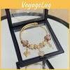 Heartshaped Charm Bracelet For Teens Stainless Steel Fashion Jewelry Summer