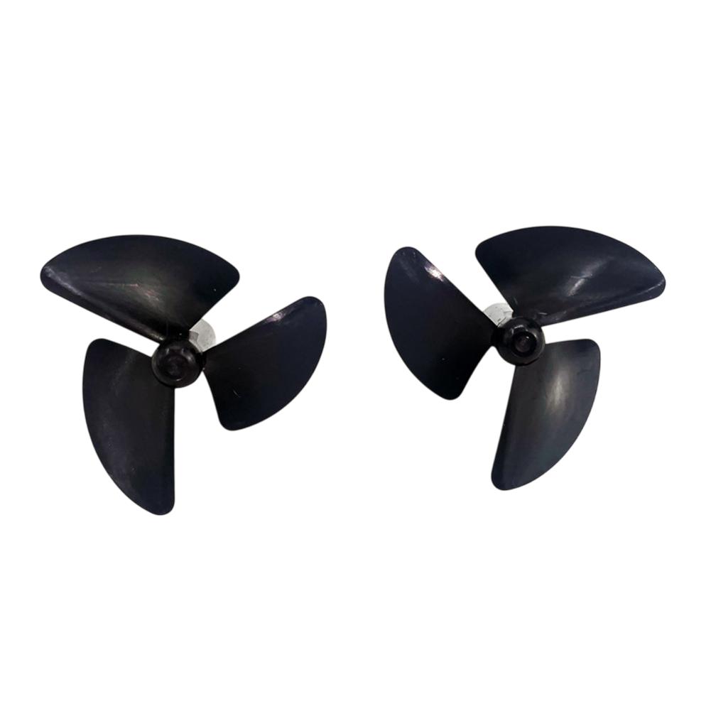 RC Boat Propeller Set 38mm 3 Blade Propellers with Left & Right Hand Options