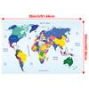 The World Map Decorative Poster Spray Canvas Painting Wall Art Decor School Supplies Living Room Home Decoration