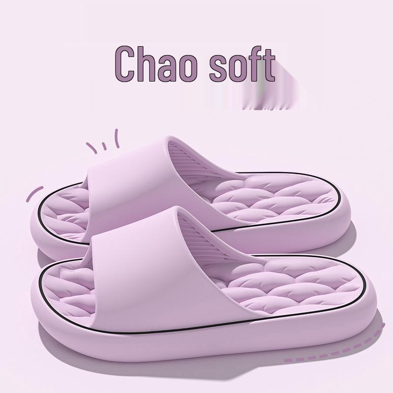 High-End Men's Non-Slip Odorless Indoor Slippers: Stylish Bathroom, Bathing, and Home Sandals for Summer.