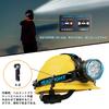 Rechargeable LED 8000 7 6 Lighting Battery Angle Waterproof and 9600mAh High Ideal for Night Outdoor and Power Headlight, 12-hour Runtime, Lumens,