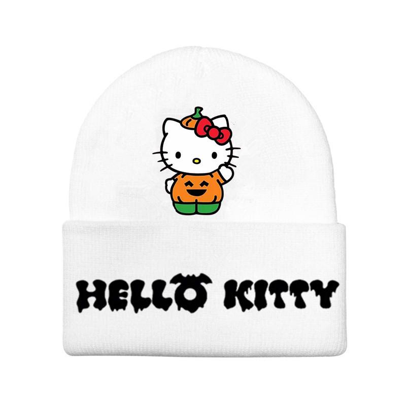 Halloween Printed Knit Cap For Winter Teens And Cartoon Enthusiasts