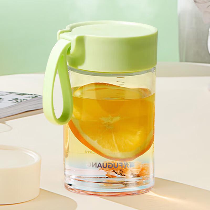 FUGUANG Clear Glass Water Bottle